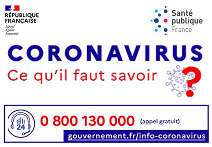 Coronavirus, ce qu'il faut savoir >> https://www.gouvernement.fr/info-coronavirus