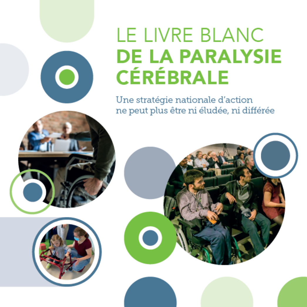 Couverture livre blanc paralysie cérébrale CRMR Maladies neuromusculaires