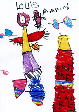 Dessin Louis Fondation René Touraine Site maladies rares de