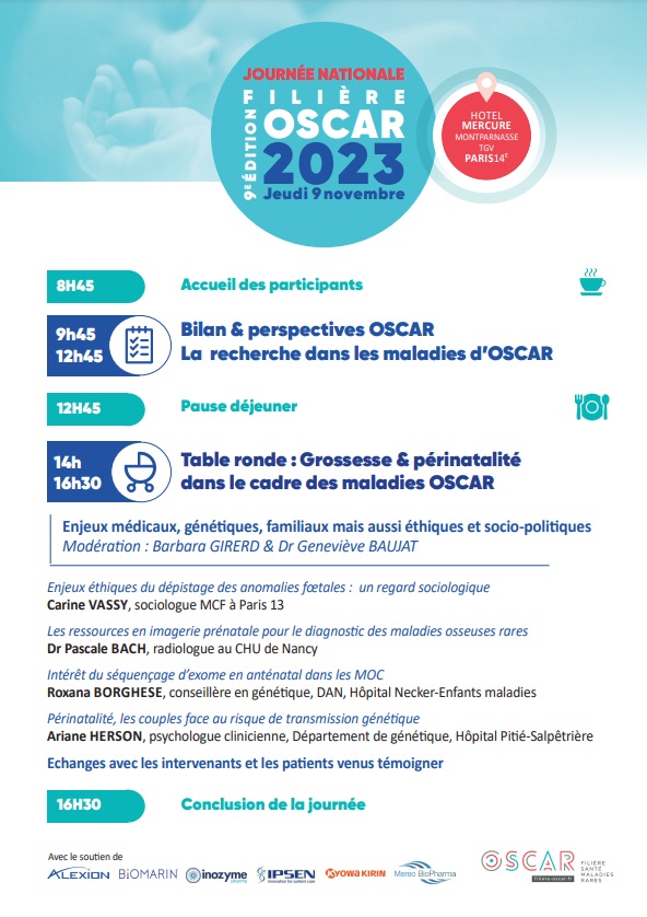 Programme Journée nationale OSCAR 2023